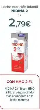 Carrefour Nidina - leche nutrición infantil 2 oferta