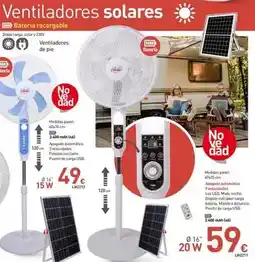 Mi Bricolaje Ventiladores solares oferta