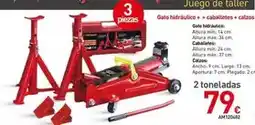 Mi Bricolaje Gato hidraulico + caballetes + atornillac oferta