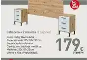 Mi Bricolaje Blanco - cabecero + 2 mesitas oferta