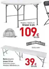 Mi Bricolaje Banco plegable grosof 35 cm oferta