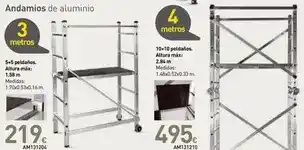 Mi Bricolaje Andamios de aluminio oferta
