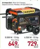 Mi Bricolaje Takuma - 5500 w 13 hp oferta