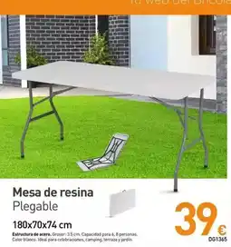 Mi Bricolaje Blanco - mesa de resina oferta
