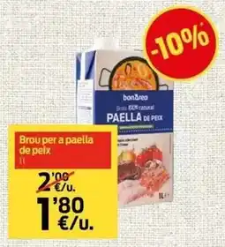 bonÀrea Bonarea - brou per a paella de peix oferta