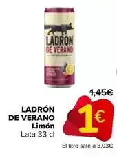 Carrefour Ladrón de verano - limón oferta