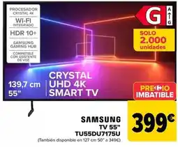 Carrefour Samsung - tv 55 tu55du7175u oferta