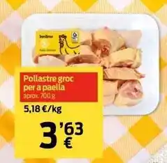 bonÀrea Bonarea - pollastre groc per a paella oferta
