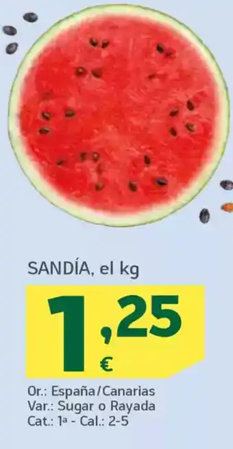 HiperDino Sandía oferta