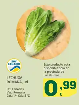 HiperDino Lechuga romana, oferta