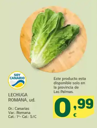 HiperDino Lechuga romana, oferta