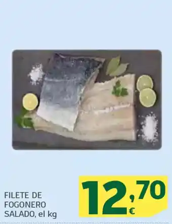 HiperDino Filete de fogonero salado oferta
