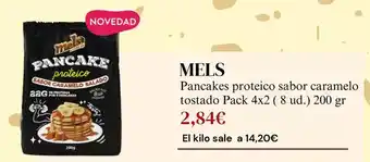 Sangüi Mels - pancakes proteico sabor caramelo tostado oferta