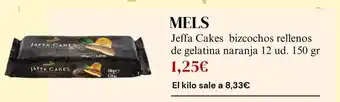 Sangüi Mels - jeffa cakes bizcochos rellenos de gelatina naranja oferta
