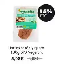 NaturaSí Vegetalia - libritos seitán y queso oferta