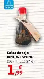 Alcampo Salsa de soja oferta