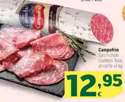 HiperDino CAMPOFRIO Salchichón Cumbre Real oferta