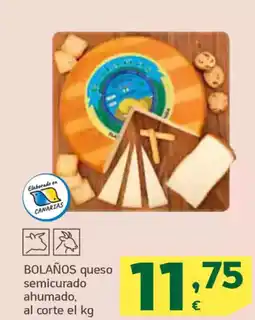 HiperDino BOLAÑOS queso semicurado ahumado oferta
