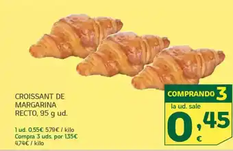 HiperDino Croissant de margarina recto oferta