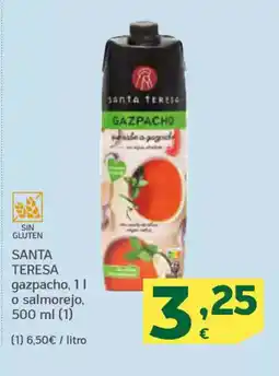 HiperDino SANTA TERESA gazpacho, 11 o salmorejo oferta