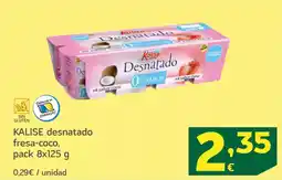 HiperDino KALISE desnatado fresa-coco oferta