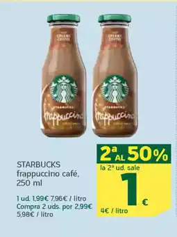 HiperDino STARBUCKS frappuccino café, oferta