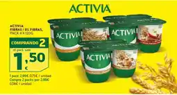 HiperDino ACTIVIA Fibras / 0% fibras oferta