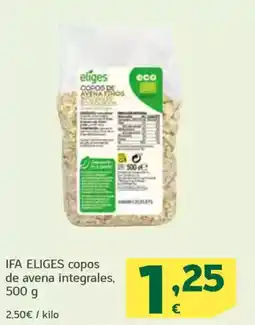HiperDino IFA ELIGES copos de avena integrales oferta