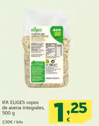 HiperDino IFA ELIGES copos de avena integrales oferta
