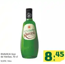HiperDino RUAVIEJA licor de hierbas oferta