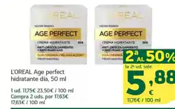 HiperDino L'OREAL Age perfect hidratante día, oferta