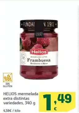 HiperDino HELIOS mermelada extra distintas variedades oferta