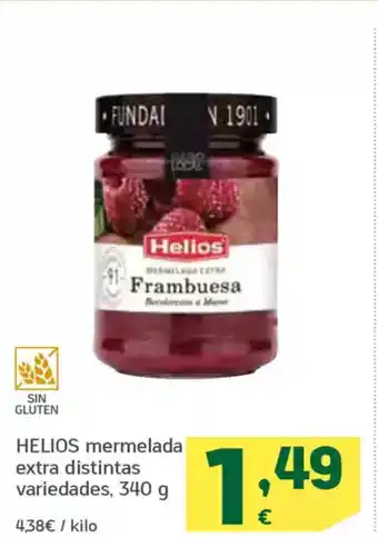 HiperDino HELIOS mermelada extra distintas variedades oferta