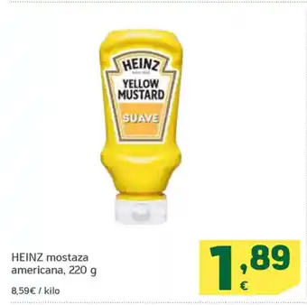 HiperDino HEINZ mostaza americana oferta