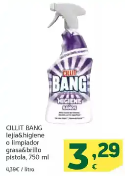 HiperDino CILLIT BANG lejía&higiene o limpiador grasa&brillo pistola oferta