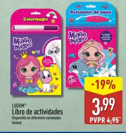 ALDI LUDUM Libro de actividades oferta