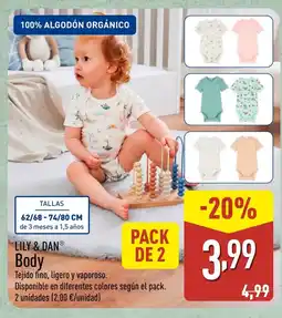 ALDI LILY & DAN Body oferta