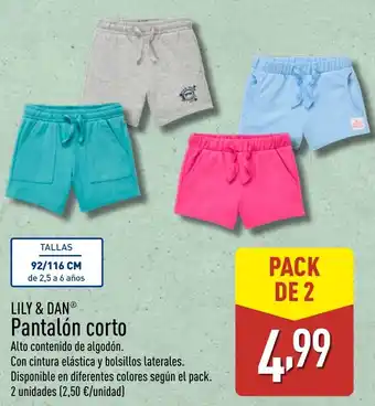 ALDI LILY & DAN Pantalón corto oferta