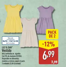 ALDI LILY & DAN Vestido oferta