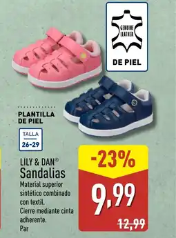 ALDI LILY & DAN Sandalias oferta