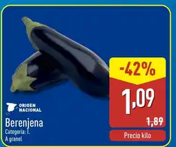 ALDI Berenjena oferta