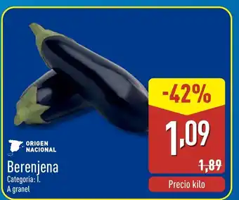 ALDI Berenjena oferta