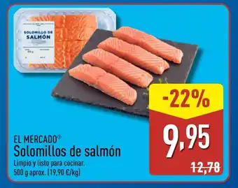 ALDI EL MERCADO Solomillos de salmón oferta