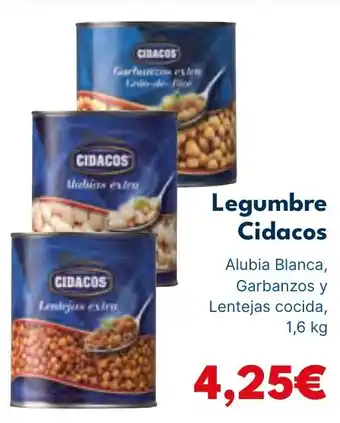 Cash Unide CIDACOS Legumbre oferta
