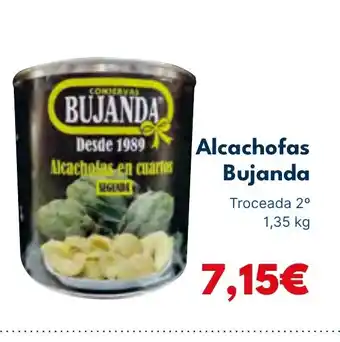 Cash Unide BUJANDA Alcachofas oferta
