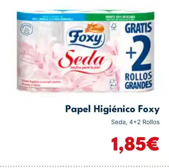 Cash Unide FOXY Papel Higiénico oferta