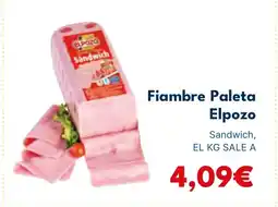Cash Unide ELPOZO Fiambre Paleta oferta