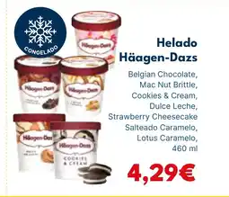 Cash Unide HAAGEN DAZS Helado oferta