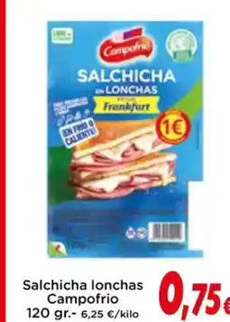 Proxi CAMPOFRIO Salchicha lonchas oferta