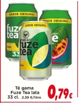 Proxi FUZE TEA Té gama oferta